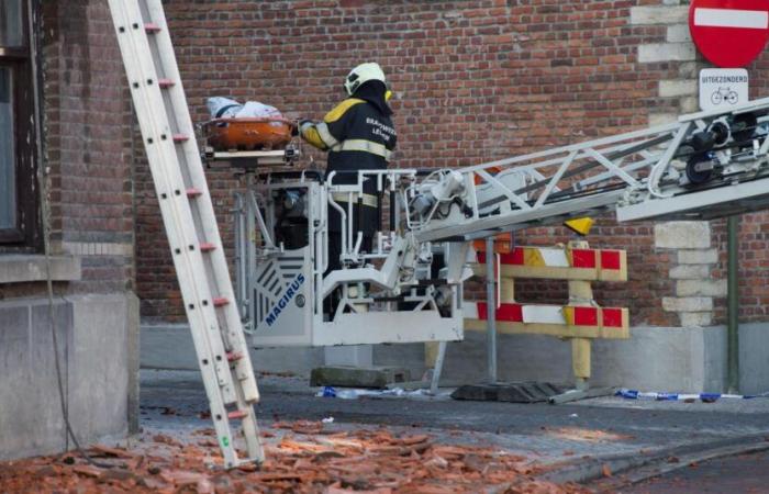 In Soumagne brennt ein im Bau befindliches Haus