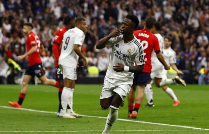 Real Madrid siegt in der La Liga gegen Osasuna, Hattrick für Vinicius