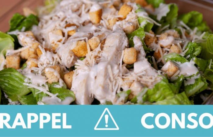 Listerien: Essen Sie diesen Caesar-Salat, der in ganz Frankreich verkauft wird, nicht