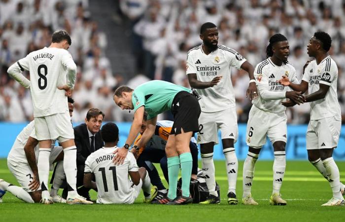 Der Stürmer von Real Madrid musste gegen Osasuna innerhalb von 20 Minuten verletzt vom Platz gehen