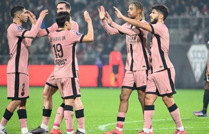 Innerhalb von 45 Minuten macht PSG den Unterschied und tritt in der Ligue 1 gegen Angers an