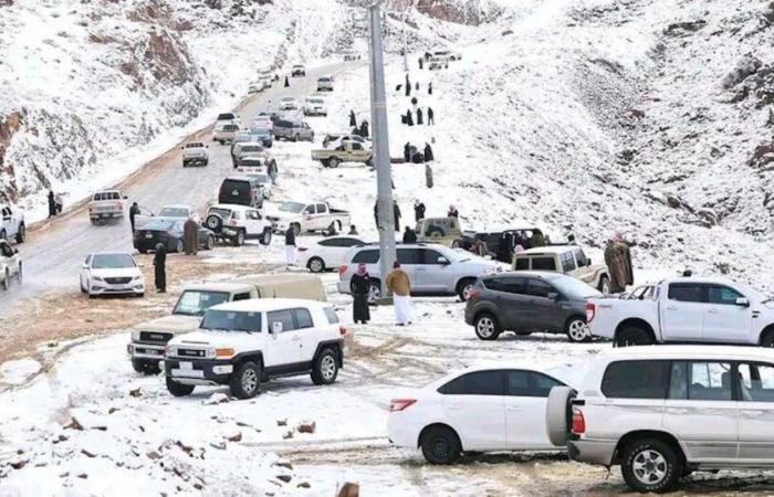 Wetter-Premiere in der Wüste: In Saudi-Arabien hat es geschneit