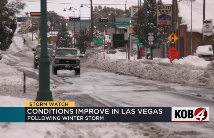 Nach dem Wintersturm verbessern sich die Bedingungen in Las Vegas