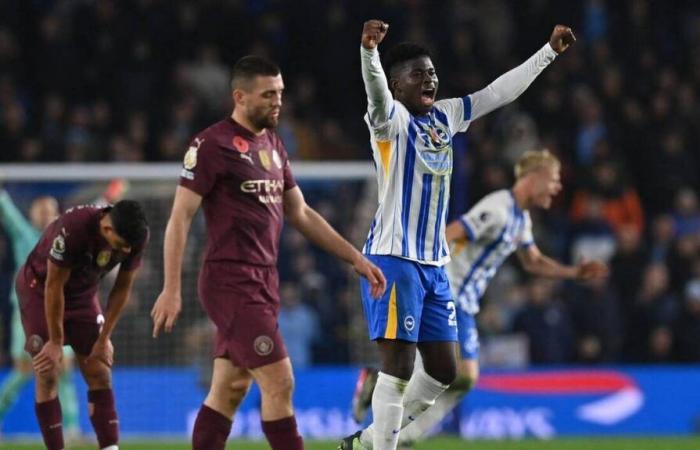 Premier League. Manchester City steckt nach der vierten Niederlage in Folge in Brighton in der Krise