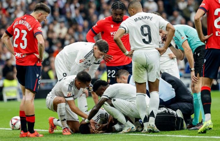 Die Schreie von Eder Militao waren in der Fernsehberichterstattung zu hören, als die Stars von Real Madrid mit dem Kopf in den Händen gingen