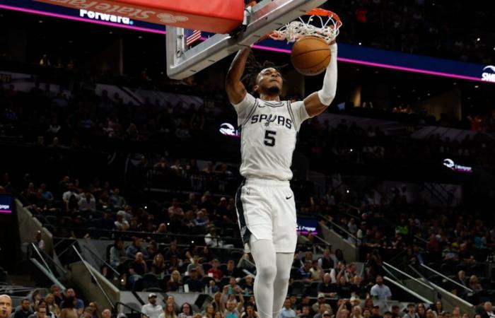 Ehemaliger UConn Star Guard stürzt im zweiten Start mit den Spurs auf Karrierehöhe