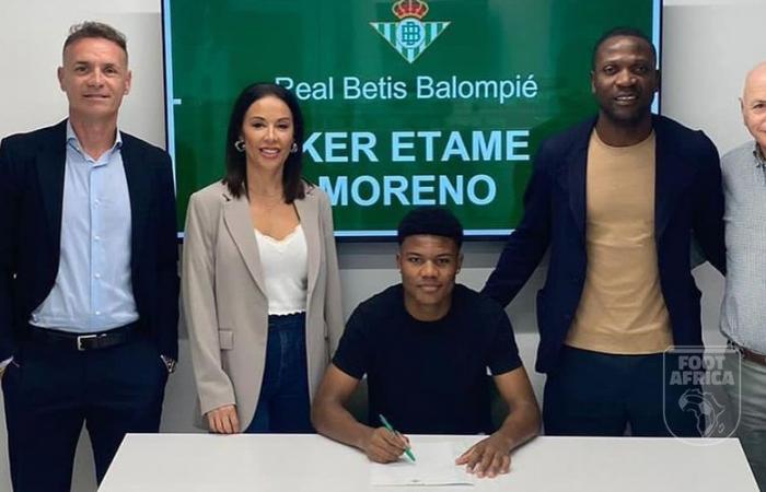 Mit 15 unterschrieb Iker Etame Junior professionell bei Real Betis! (Offiziell)