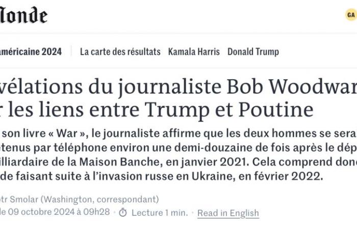 Trump gewählt, die Palästinenser und die Ukraine verloren? – Guillaume Ancel – Nicht ertragen