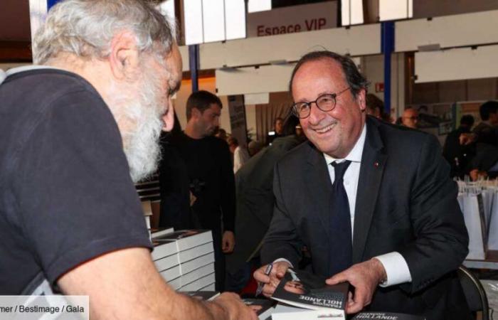 FOTOS – François Hollande und Valérie Trierweiler auf der Buchmesse in Brive: Die Ex-Freunde kamen ein paar Stände voneinander entfernt wieder zusammen