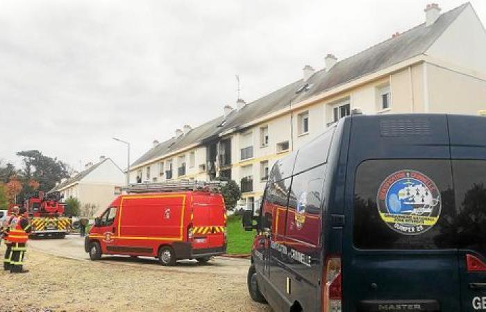 In Douarnenez sind zwei Menschen beim Brand eines HLM-Gebäudes ums Leben gekommen