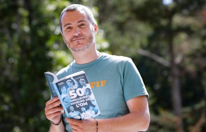 OM. Unser Journalist Fabrice Lamperti, Autor des Buches „Die 50 besten OM-Spieler“, unterschreibt heute Nachmittag bei Basile Boli