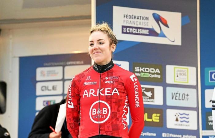 Amandine Fouquenet gewinnt einen französischen Cyclocross-Pokal