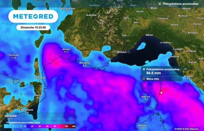 Haute-Corse wurde von Météo-France in Alarmbereitschaft versetzt!