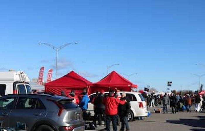 Eine festliche Atmosphäre vor dem Dunsmore-Cup-Finale