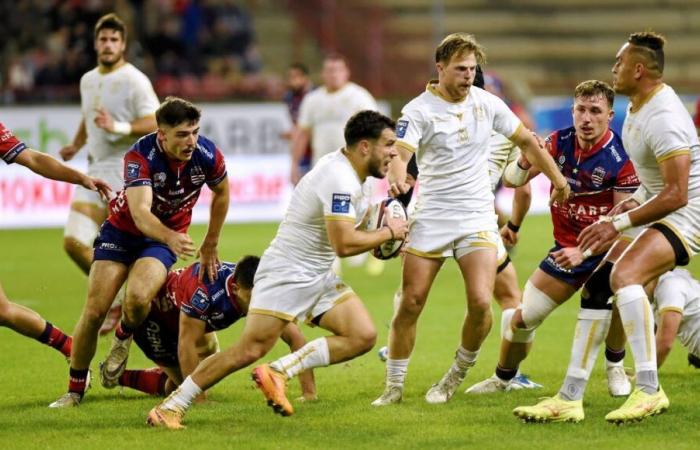 Pro D2: US-Dax, in Aufruhr, korrigierte in Béziers, eine Woche vor dem Landes-Derby