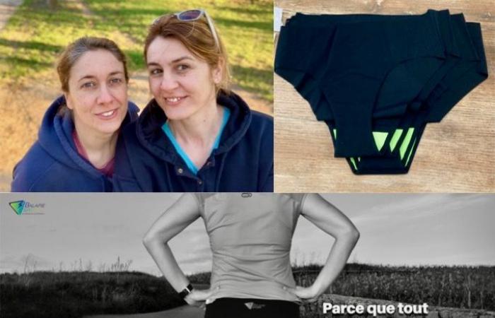 Adrienne, die in Meursault geborene Anti-Leck-Sporthose: Wenn zwei Schwestern mit Stil und Humor gegen Unbehagen angehen!