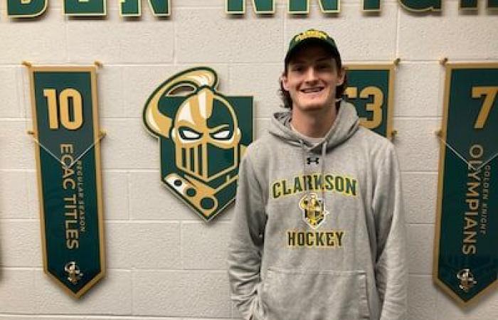 Jean-François Houle, „einer der beliebtesten Spieler der Geschichte“ an der Clarkson University