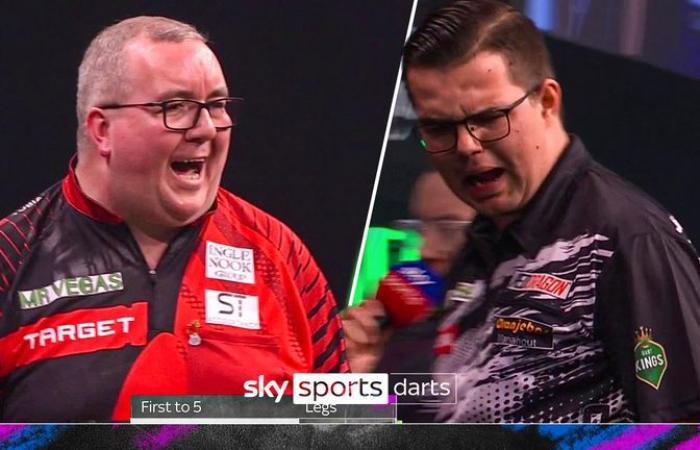 Grand Slam of Darts 2024: Der amtierende Champion Luke Humphries wird von James Wade ausgeschaltet, während Luke Littler ins Achtelfinale einzieht | Darts-Nachrichten