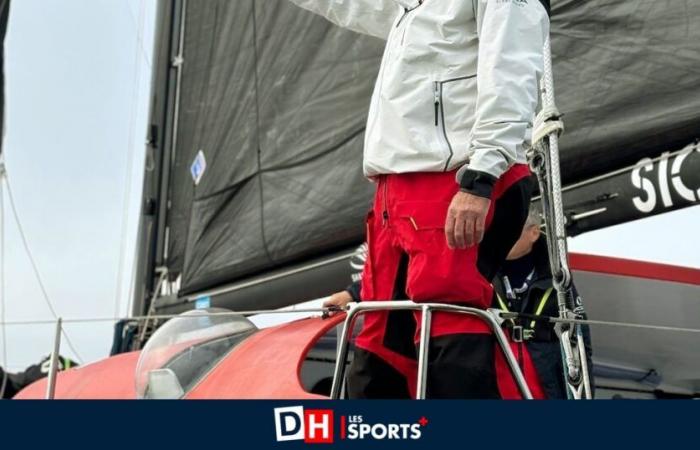 Vendée Globe: Große Emotionen für den belgischen Skipper Denis Van Weynbergh beim Abstieg des Kanals Sables d’Olonne