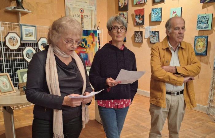 SAINT-SERNIN-DU-BOIS: Anne-Marie Minois und Cathy Michot stellen im Prieuré aus