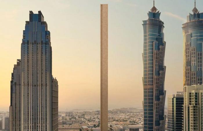 Dubai geht mit einem Wolkenkratzer von der Breite einer Wohnung an die Grenzen