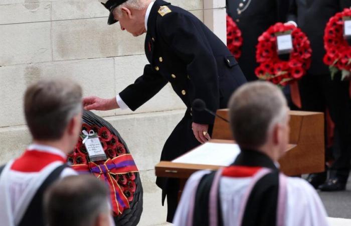 Das ernste Gesicht von Kate Middleton, Charles III und seiner engen Wache … Die ersten beeindruckenden Bilder vom Remembrance Sunday