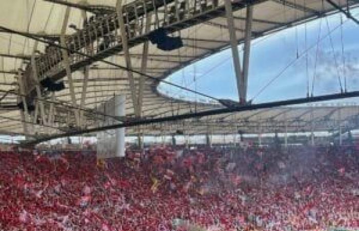 Atlético-Fans machen im Finale der Copa do Brasil ein Mosaik; siehe Fotos