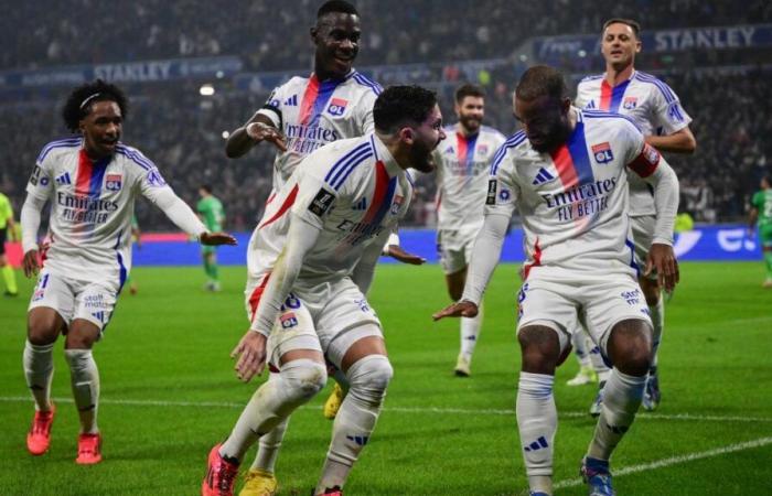 Lyon gewinnt die erste Runde des Derbys gegen Saint-Étienne