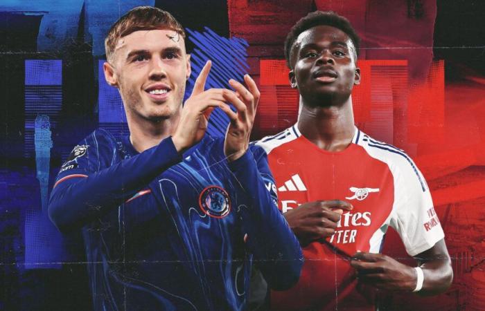 Cole Palmer gegen Bukayo Saka: Der Kampf um den Titel als neuer König des Londoner Fußballs beginnt damit, dass Chelsea damit droht, Arsenals Titelhoffnungen in der Premier League zunichte zu machen