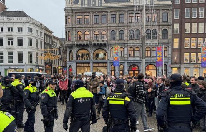 Niederländische Polizei nimmt pro-palästinensische Demonstranten fest