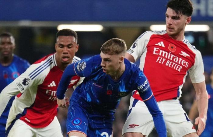 Arsenal und Chelsea Rücken an Rücken!