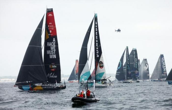 Vendée Globe: Die 10. Ausgabe begann mit Denis Van Weynbergh unter den 40 Skippern (Fotos)