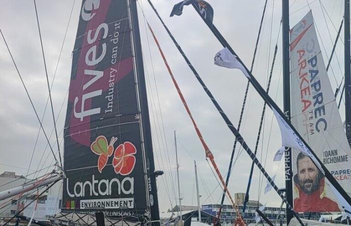 Der Manchois Louis Duc übernahm den Start der Vendée Globe