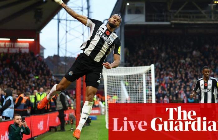 Manchester United – Leicester 3:0, Nottingham Forest – Newcastle 1:3 und mehr: Fußball – wie es passierte | Fußball