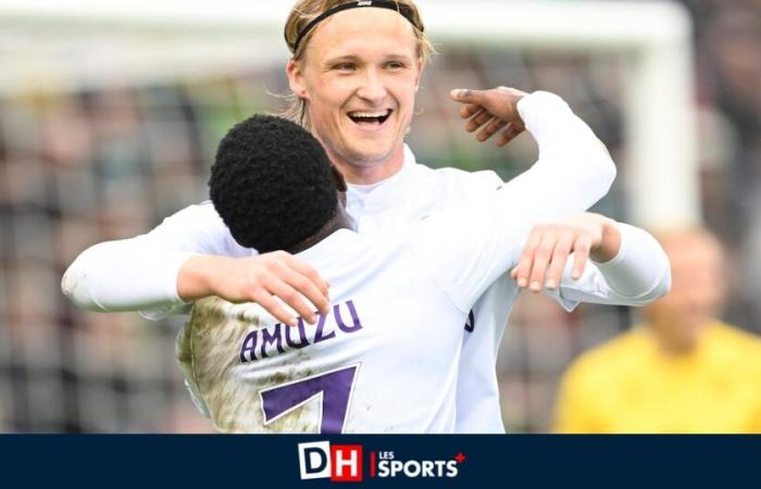 Kasper Dolberg kam mit dem Matchball nach Hause, war aber fassungslos, als er die gute Nachricht hörte: „Oh, also, bin ich der beste Torschütze?“