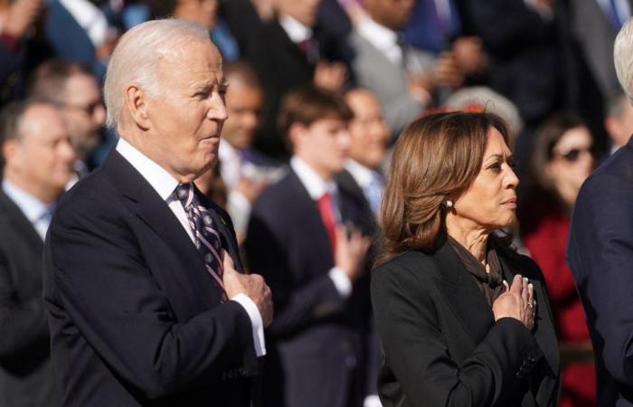 Feierlichkeiten zum Gedenktag | Biden und Harris zum ersten Mal seit der Niederlage