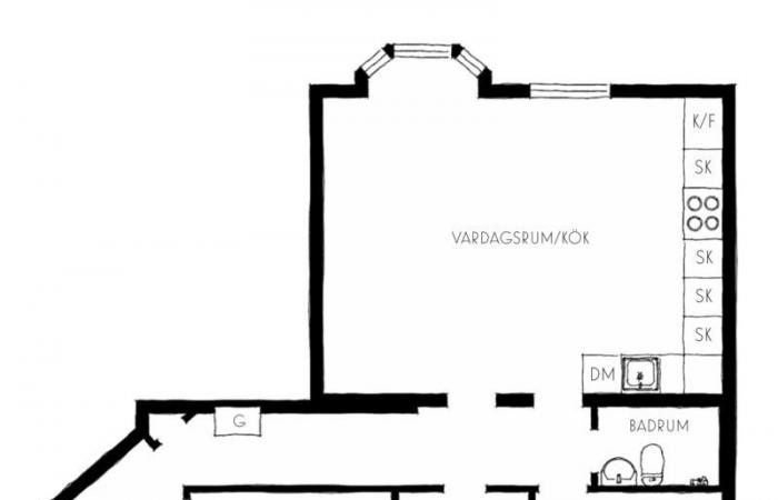 Eine Vintage-Wohnung von 117 m² mit Blick über die Dächer