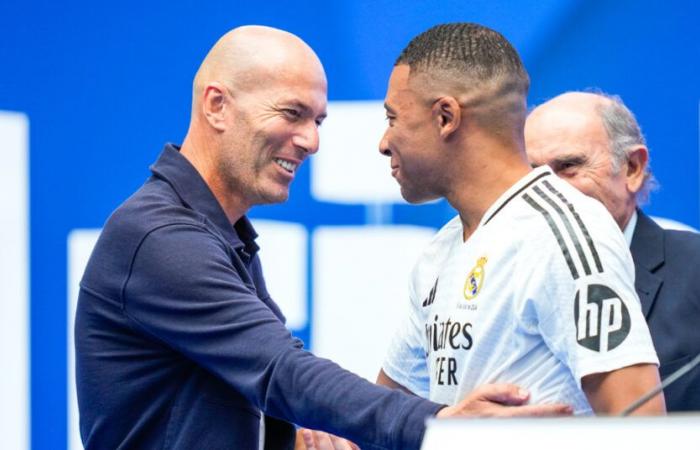 Zinedine Zidane hilft Kylian Mbappé