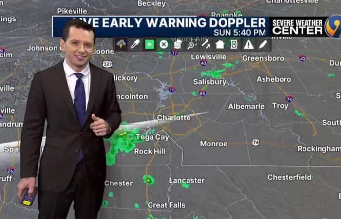 Der Regen hält bis in den Montagmorgen an – WSOC TV