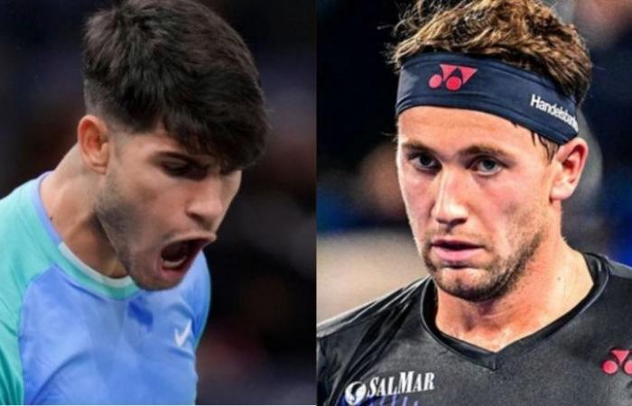 Tennis. ATP Finals – Alcaraz-Ruud, dann Zverev-Rublev: das Programm für diesen Montag