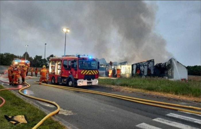 Nach dem Brand in ihrer Werkstatt versucht Christine Sauzeau mit Hilfe von Kollegen, sich wieder aufzubauen