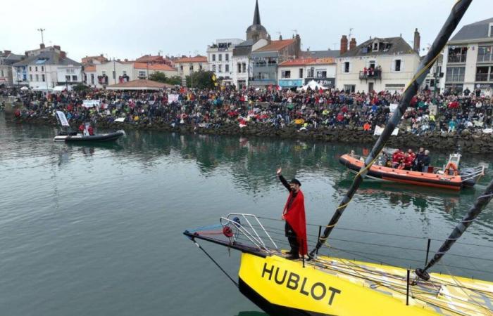 VIDEO. Vendée Globe. Wir fuhren an Bord von Alan Rouras Boot den Kanal hinauf