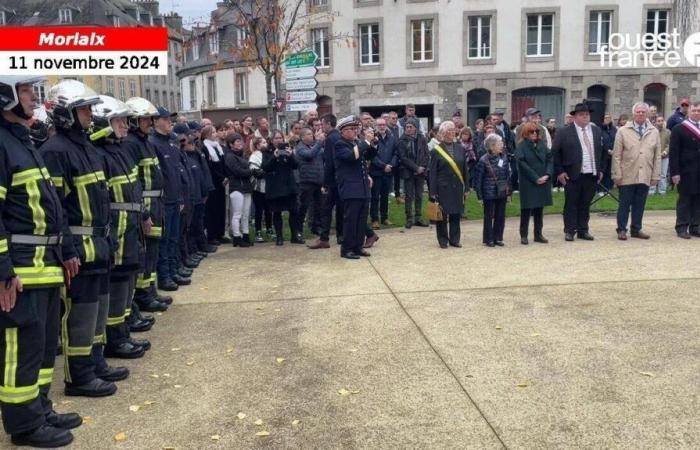 In Morlaix wurde 106 Jahre später des Waffenstillstands vom 11. November gedacht