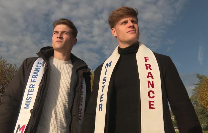 Mister France und Mister Rhône-Alpes, zwei Haut-Savoyer, die den männlichen Schönheitswettbewerb fördern wollen