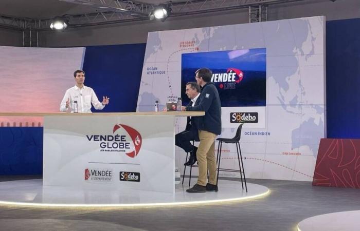 Vendée Globe. Jeden Tag riefen Skipper während einer öffentlichen Übertragung in Les Sables-d’Olonne an