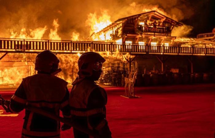 Verheerender Brand im Weihnachtsdorf Barcarès: Der Weihnachtsmarkt wurde vor seiner Eröffnung teilweise zerstört