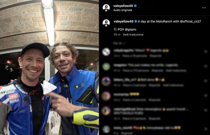 MotoGP, VIDEO, Valentino Rossi und Casey Stoner: Vom Rivalen zum Freund auf der Strecke von Tavullia