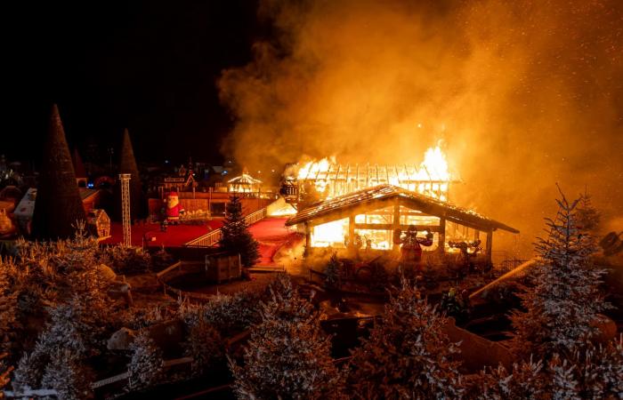 Verheerender Brand im Weihnachtsdorf Barcarès: Der Weihnachtsmarkt wurde vor seiner Eröffnung teilweise zerstört