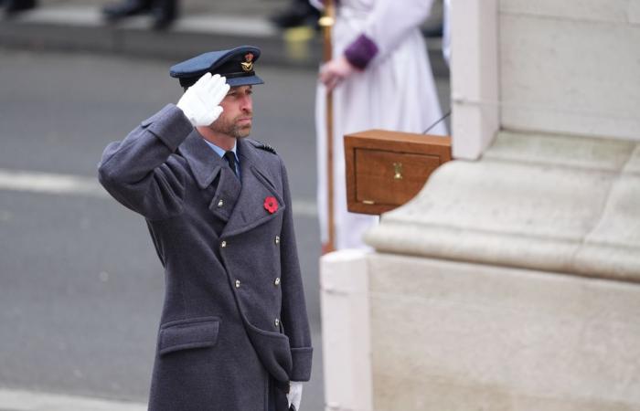 Prinzessin von Wales nimmt mit der königlichen Familie an Gedenkveranstaltungen teil