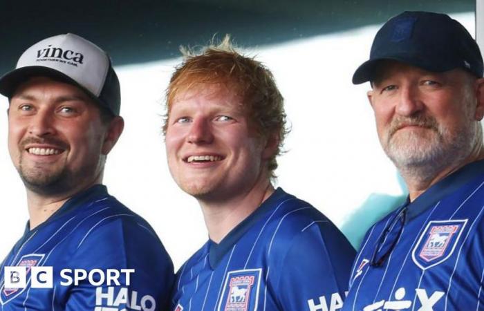 Ipswich Town besiegt Tottenham: Ed Sheeran trägt zum „großen Tag“ der Tractor Boys bei